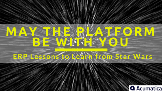 May the Platform Be With You: ERP Lessons to Learn from Star Wars